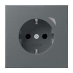 Jung BTLC1521SE202 JUNG HOME Schuko Steckdose 16A 250V Energy Schraubklemmen mit Funktionsanzeige integrierter erhöhter Berührungsschutz SAFETY+ Thermoplast 