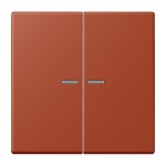 Jung BTLC17102232 JUNG HOME Taster 2-fach Serie LS l'ocre rouge 