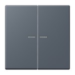 Jung BTLC17102262 JUNG HOME Taster 2-fach Serie LS gris fonce 59 