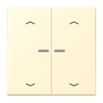 Jung BTLC17102P201 JUNG HOME Taster 2-fach mit Pfeilsymbolen Serie LS blanc 