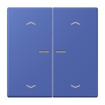 Jung BTLC17102P206 JUNG HOME Taster 2-fach mit Pfeilsymbolen Serie LS bleu outremer 31 