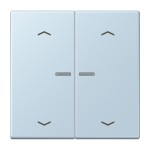 Jung BTLC17102P208 JUNG HOME Taster 2-fach mit Pfeilsymbolen Serie LS outremerclair 