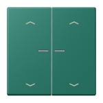 Jung BTLC17102P216 JUNG HOME Taster 2-fach mit Pfeilsymbolen Serie LS vert anglais 