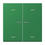 Jung BTLC17102P219 JUNG HOME Taster 2-fach mit Pfeilsymbolen Serie LS vert foncé 