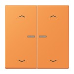 Jung BTLC17102P225 JUNG HOME Taster 2-fach mit Pfeilsymbolen Serie LS orange clair 