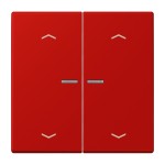 Jung BTLC17102P227 JUNG HOME Taster 2-fach mit Pfeilsymbolen Serie LS rouge vermillon 31 