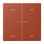 Jung BTLC17102P232 JUNG HOME Taster 2-fach mit Pfeilsymbolen Serie LS l'ocre rouge 