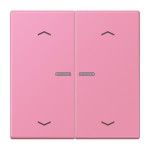 Jung BTLC17102P246 JUNG HOME Taster 2-fach mit Pfeilsymbolen Serie LS rose vif 
