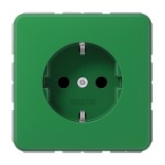Jung CD1520BFKIGN SCHUKO Steckdose 16A 250V integrierter erhöhter Berührungsschutz SAFETY+ Thermoplast Serie CD grün (für SV) 