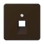 Jung CD569-1UABR Abdeckung für IAE/UAE-Anschlussdosen 1x8-polig Thermoplast Serie CD braun 