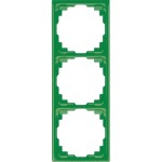 Jung CD583KGN Rahmen für Kabelkanal-Installation 3-fach senkrechte und waagerechte Montage Thermoplast Kabelkanal CD grün (für SV) 