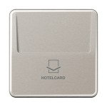 Jung CD590CARDPT-L Hotelcard-Schalter (ohne Taster-Einsatz) Serie CD platin 