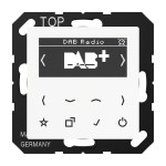Jung DABAWW Smart Radio DAB+ Serie AS/A alpinweiß 