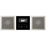 Jung DABES2 Smart Radio DAB+ Set Stereo Serie LS Edelstahl 