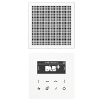 Jung DABLS1WW Smart Radio DAB+ Set Mono Serie LS alpinweiß 