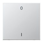 Jung ENOAL2990-01-L EnOcean Funk-Wandsender 2-kanalig Symbole 0 I Serie LS Aluminium 