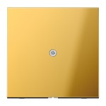 Jung GO2990A Leitungsauslass mit Zugentlastung Metall goldfarben PVD-beschichtet Serie LS goldfarben 