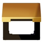 Jung GO2990KL Klappdeckel mit Rückstellfeder Metall goldfarben PVD-beschichtet Serie LS goldfarben 