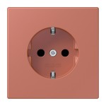 Jung LC1520KI32121 SCHUKO Steckdose 16A 250V integrierter erhöhter Berührungsschutz SAFETY+ Serie LS terre sienne brique 