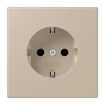 Jung LC1520KI32142 SCHUKO Steckdose 16A 250V integrierter erhöhter Berührungsschutz SAFETY+ Serie LS ombre naturelle claire 