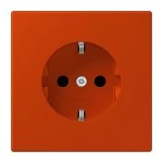 Jung LC1520KI4320A SCHUKO Steckdose 16A 250V integrierter erhöhter Berührungsschutz SAFETY+ Serie LS rouge vermillon 59 