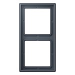 Jung LC982262 Rahmen 2-fach LS 990 gris fonce 59 