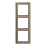 Jung LC983242 Rahmen 3-fach LS 990 ombre naturelle moyenne 