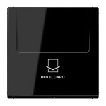 Jung LS590CARDSW Hotelcard-Schalter (ohne Taster-Einsatz) Hotelcard Serie LS schwarz 