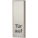 Jung LS990DOR29 Großflächenwippe (70x212,4mm) Text Tür auf Serie LS Edelstahl 