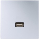 Jung MAAL1122 Multimedia-Anschlusssystem USB 2.0 Serie LS Aluminium 