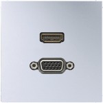 Jung MAAL1173 Multimedia-Anschlusssystem HDMI / VGA Serie LS Aluminium 