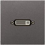 Jung MAAL1193AN Multimedia-Anschlusssystem DVI Serie LS anthrazit (lackiertes Aluminium) 