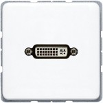 Jung MACD1193WW Multimedia-Anschlusssystem DVI Serie CD alpinweiß 