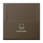 Jung ME2990CARDAT Hotelcard-Schalter (ohne Taster-Einsatz) Hotelcard Serie LS Messing antik 