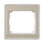 Jung SL581GB Rahmen 1-fach senkrechte Montage Acrylglas SL 500 gold-bronze 