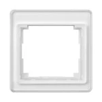 **Jung SL581WW Rahmen 1-fach senkrechte Montage Acrylglas SL 500 alpinweiß 