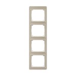 Jung SL584GB Rahmen 4-fach senkrechte Montage Acrylglas SL 500 gold-bronze 