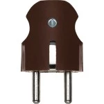 Merten 122415 Schuko-Stecker dunkelbrasil 