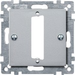 Merten 468360 Zentralplatte für D-Subminiatur-Steckverbinder 25-polig aluminium System M 