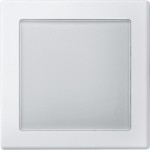 Merten 587019 Zentralplatte mit Sichtfenster polarweiß System M 