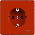 Merten MEG2300-6002 Schuko-Steckdose für Sonderstromkreise erhöhter Berührungsschutz Steckklemmen orange System Design 