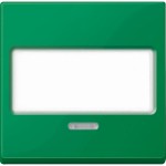 Merten MEG3370-0304 Wippe mit Schriftfeld und Kontrollfenster grün System M 