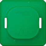 Merten MEG3900-0000 Schmutzabdeckung für Schalter und Steckdosen grün 