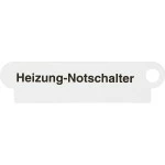 Merten MEG3956-8000 Schriftfeldeinlagen Heizung-Notschalter cremeweiß AQUASTAR 