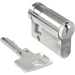 Merten MEG3985-0001 Profilhalbzylinder mit Schlüsselabzug in Mittelposition 