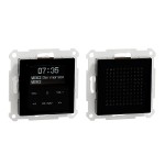 Merten MEG4375-0303 System M DAB+ Radio Set mit Bluetooth inklusive Lautsprecher Farbe Schwarz für 