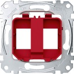 Merten MEG4566-0006 Tragplatten für Steckverbinder Modular Jack rot 