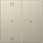 Merten MEG5226-6033 Wippen für Taster-Modul 2-fach (Szene1/2 blank) Sahara System Design 
