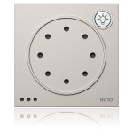 Ritto 1876030 Portier Türsprechmodul mit Lichttaste titan 