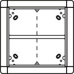 Ritto 1881530 Unterputzrahmen 4 Modulplätze quadratisch titan 